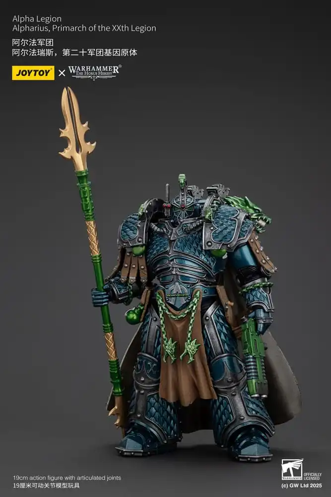 Warhammer The Horus Heresy Action Figure Alpha Legion Alpharius  Primarch of the XXth Legion 25 cm